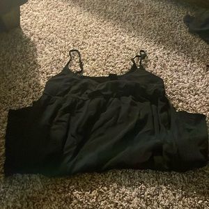 Black flow strap dress from target